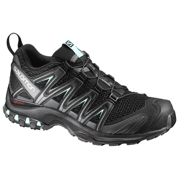 Zapatillas Trail Running Salomon Mujer Negras - Salomon Argentina XA PRO 3D W ,237094-YAL